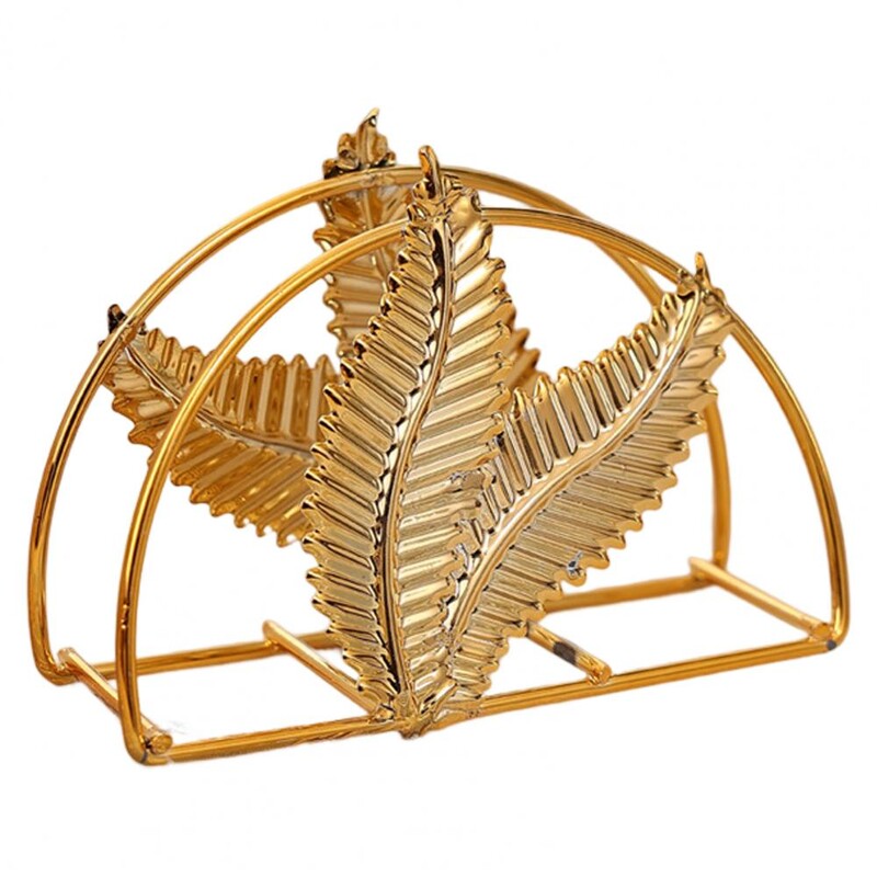 Elegantni stolni stalak za držač papirnatih ubrusa Moderni držač za salvete Držač za salvete od kovanog željeza za stolnu večeru