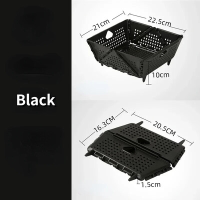 Sklopivi odvod za košaru za pranje voća i povrća Cjedilo Prijenosno cjedilo Sklopivo ocjeđivač Putovanje Kampiranje Piknik Kuhinjski alati