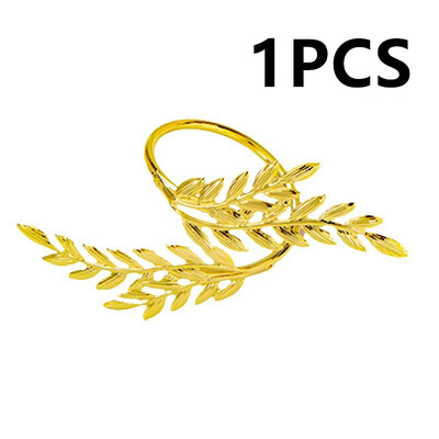 Kuldsed nisu salvrätikurõngad metallist lehtedest salvrätikuhoidja lõikusfestivali sügise tänupüha õhtusöögilaua kaunistamiseks 6 tk
