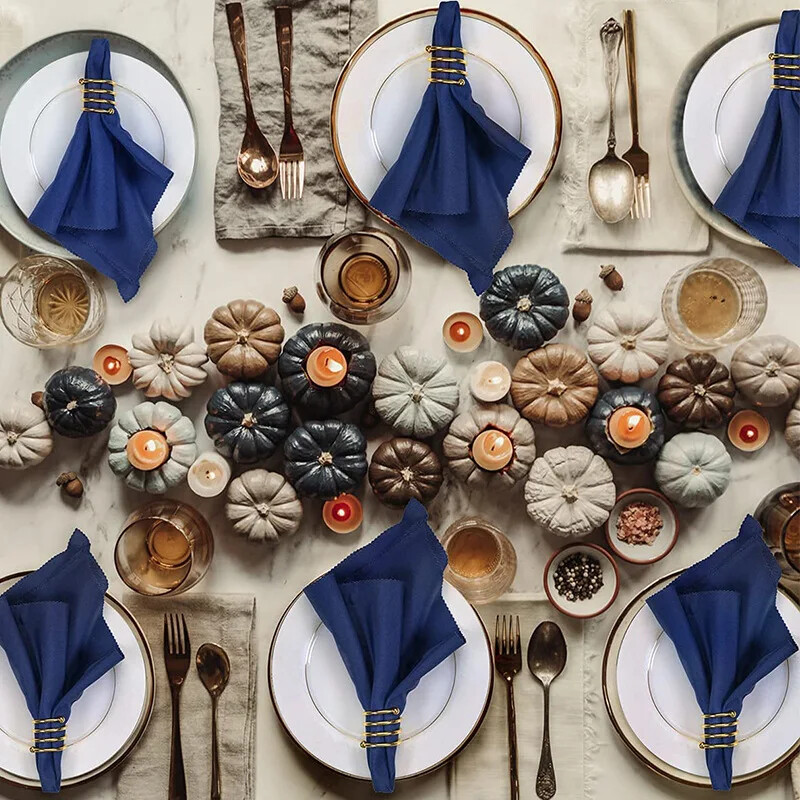 6 kom. Zlatni prstenovi za salvete Potrepštine za stolove Izdubljeni držači za salvete Kopče za svadbene večere Dekoracije stolova