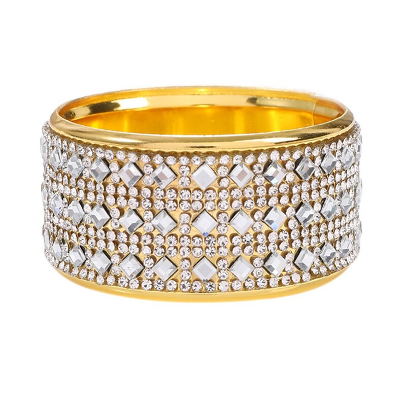 Set od 12 zlatnih prstenova za ubruse, dijamantni držač za ubruse za blagovanje, metalni držači za ubruse, vjenčanje, moderan držač za prstenje