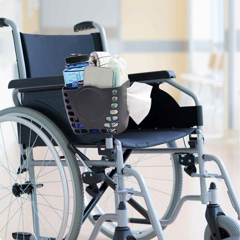 Walker piederumu grozs Brīvroku glabāšanas grozs pārvietošanās palīglīdzekļu uzglabāšanas kaste senioriem Universāla piederumu kaste gados vecākiem cilvēkiem