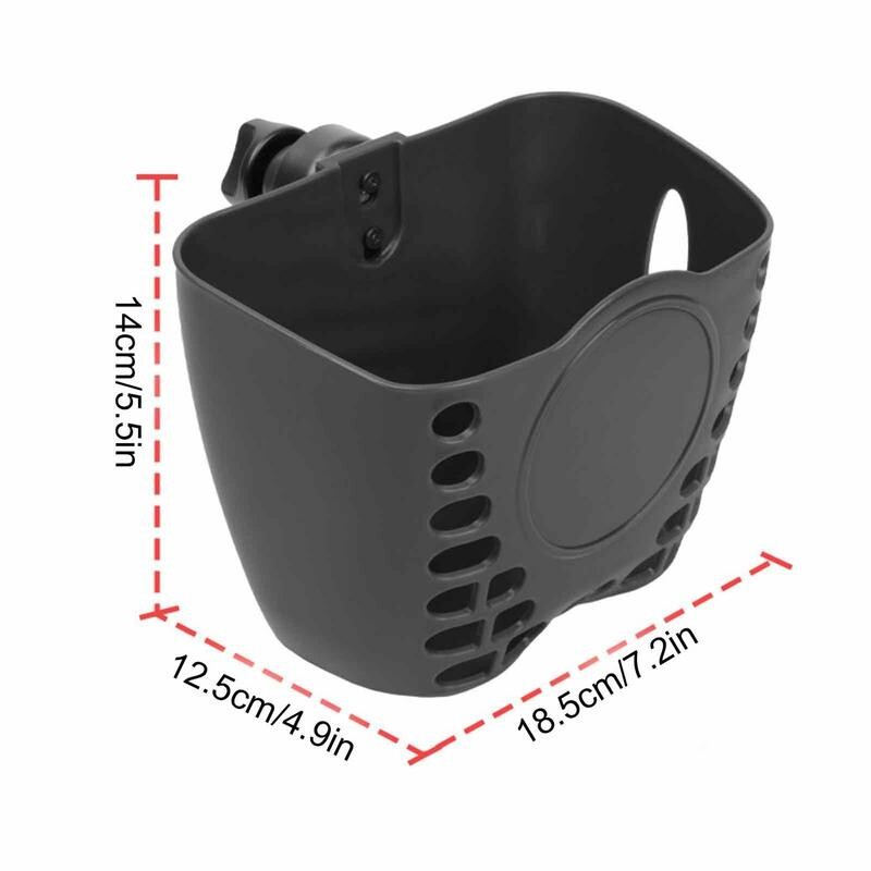 Walker piederumu grozs Brīvroku glabāšanas grozs pārvietošanās palīglīdzekļu uzglabāšanas kaste senioriem Universāla piederumu kaste gados vecākiem cilvēkiem