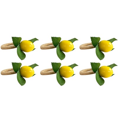 Simulacija prstenova za salvete Biljka limuna Prsten za salvete Voće Kopča za obrok Model sobe Držač za salvete Potrepštine za zabave Dekoracija stola