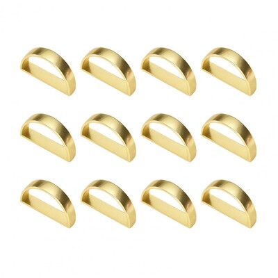 12Pcs/Set Tissue Prsten Modni restoran Blagovaonica Elegantna kopča za salvete Omotač za salvete otporan na koroziju