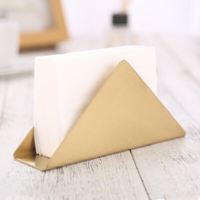 1kom Držač za stolne salvete Minimalistički stalak za ručnike Nehrđajući čelik Nordijski moderan kućni dekor Maramica za večeru Zlatni nosač Party Vjenčanje