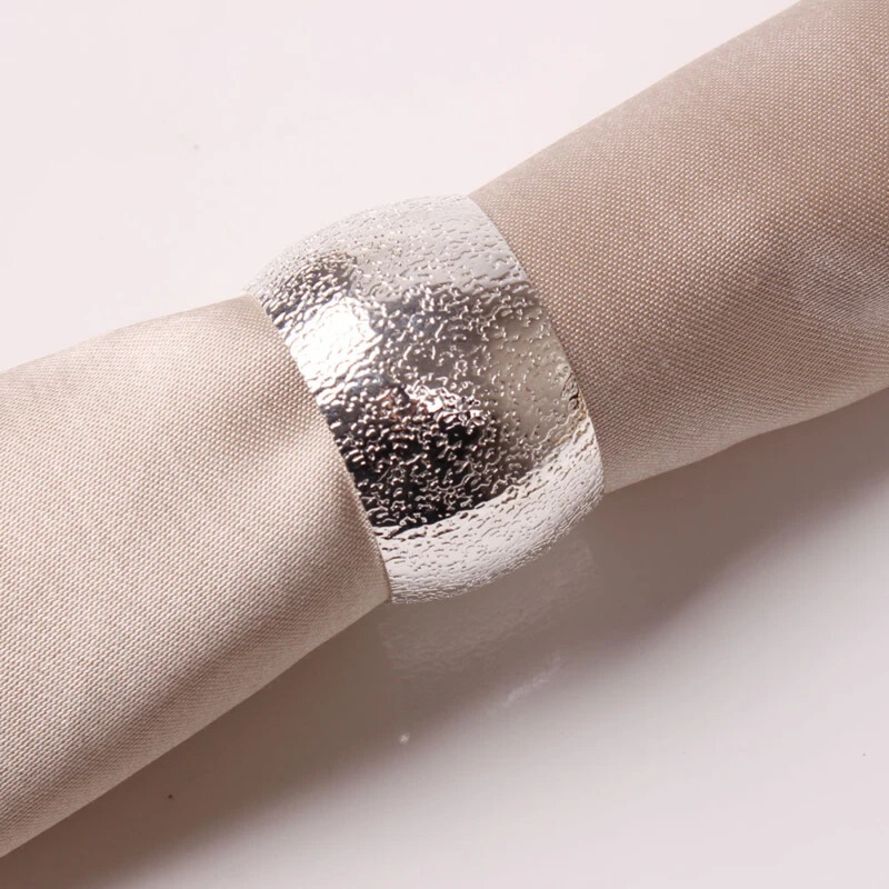 Metalni prsteni za salvete za vjenčanje Božić Okrugla kopča za salvete Držač za stol Kuhinjske salvete Hotel Decor Party