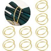 Zlatni prsten za ubruse vjenčani metalni držač za prstenove za ubruse za dekoraciju stola u restoranu za vjenčanje