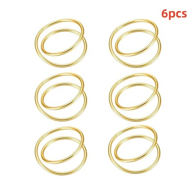 Zlatni prsten za ubruse vjenčani metalni držač za prstenove za ubruse za dekoraciju stola u restoranu za vjenčanje