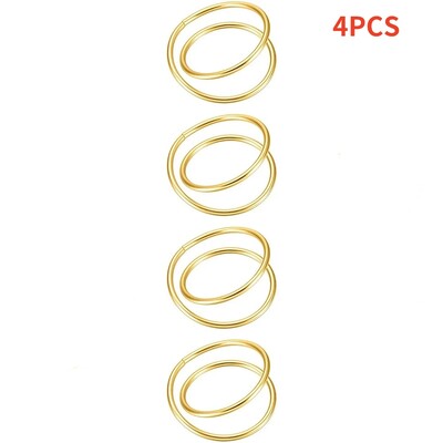 Zlatni prsten za ubruse vjenčani metalni držač za prstenove za ubruse za dekoraciju stola u restoranu za vjenčanje