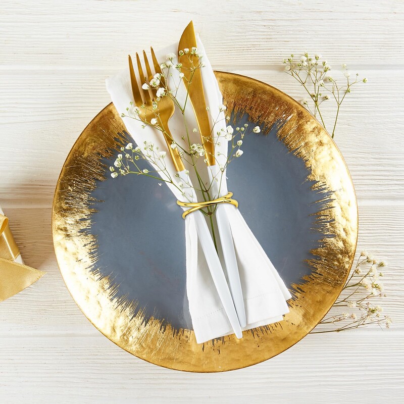 Zlatni prsten za ubruse vjenčani metalni držač za prstenove za ubruse za dekoraciju stola u restoranu za vjenčanje