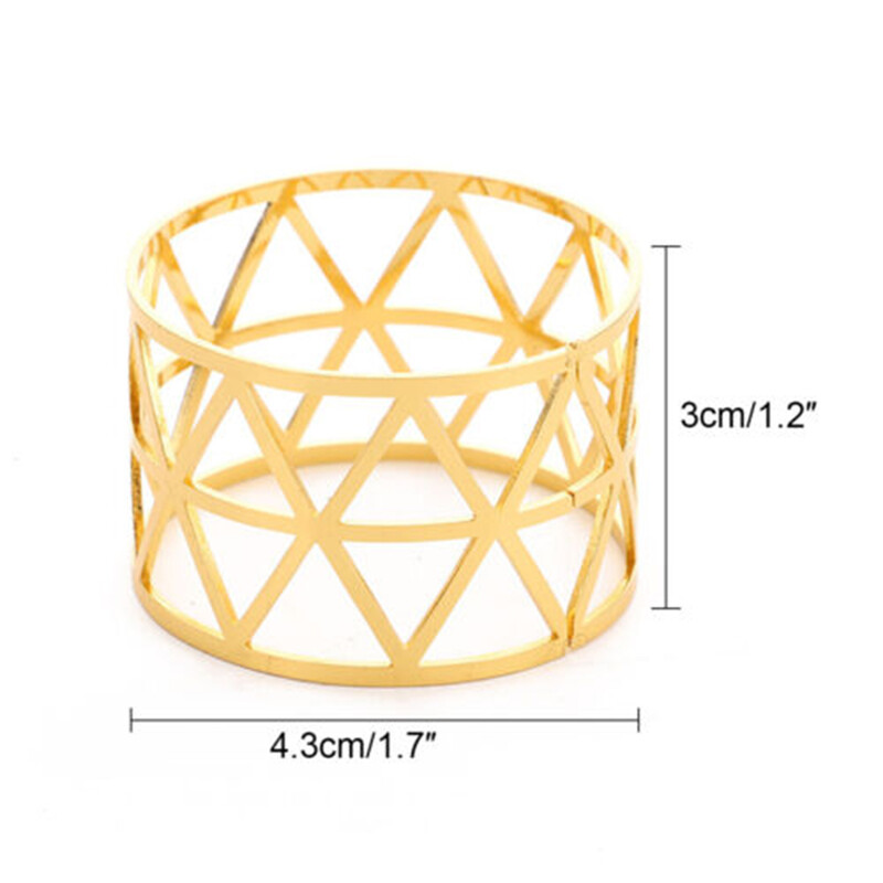 6 kom prstena za salvete, kopča za stalak za vjenčane ručnike 1,7"*1,2 inča za kućnu večeru, godišnjice, božićne dekoracije
