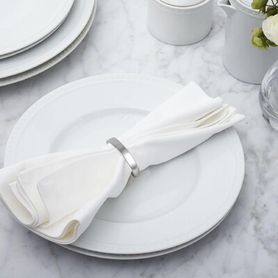 12бр. Поставка за златни пръстени за салфетки Сватбен банкет Метална украса Сервиране на трапезна маса Сервиета Катарами за салфетки Декорация на дома