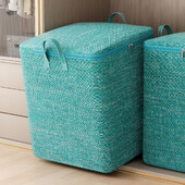 1PC Sklopiva torba za pohranu velikog kapaciteta Torba za selidbu Kućni proizvodi Odjeća Donje rublje Čarape Organizator za pohranu igračaka Zelena