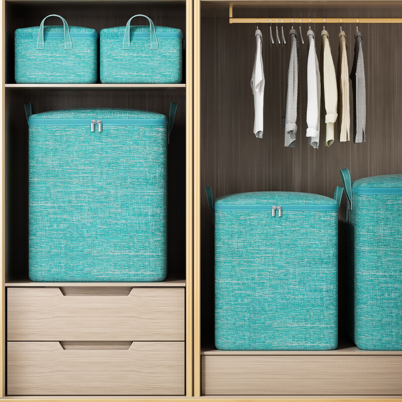 1PC Sklopiva torba za pohranu velikog kapaciteta Torba za selidbu Kućni proizvodi Odjeća Donje rublje Čarape Organizator za pohranu igračaka Zelena
