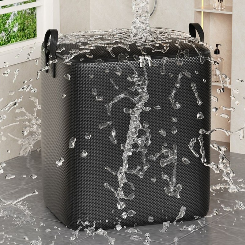 Sklopiva torba za pohranjivanje popluna Otporan na vlagu Otporan na prašinu Organizator ormara s ručkama Pokretno pakiranje Posude za pohranjivanje odjeće