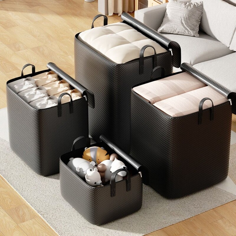 Sklopiva torba za pohranjivanje popluna Otporan na vlagu Otporan na prašinu Organizator ormara s ručkama Pokretno pakiranje Posude za pohranjivanje odjeće