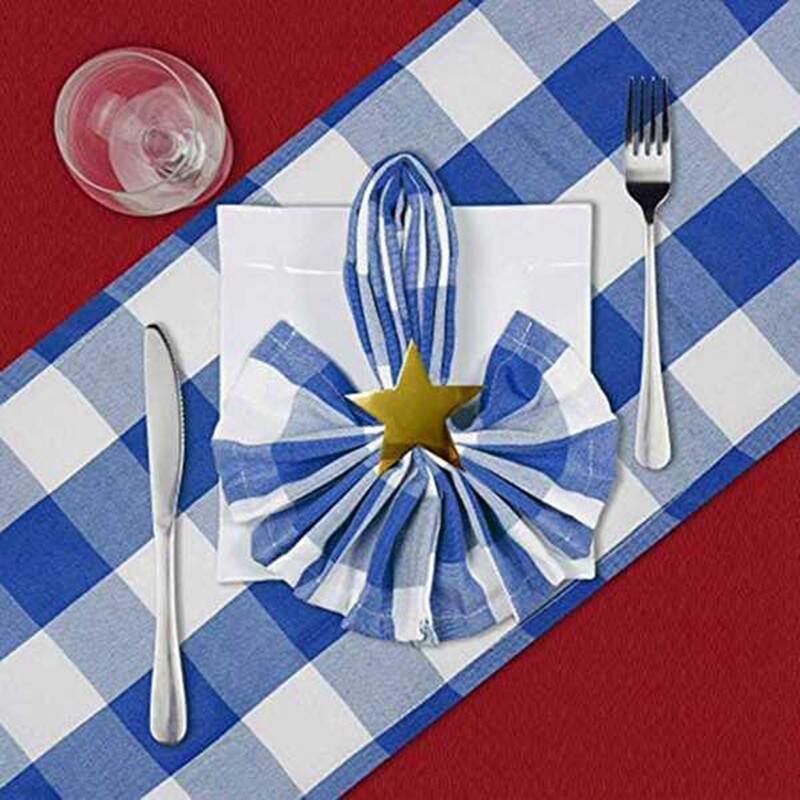 12 gab. Piecstaru zvaigžņu salvešu gredzens, Ziemassvētku salvešu gredzens, kas piemērots svētku ballītēm, vakariņām, kāzu pieņemšanām utt.