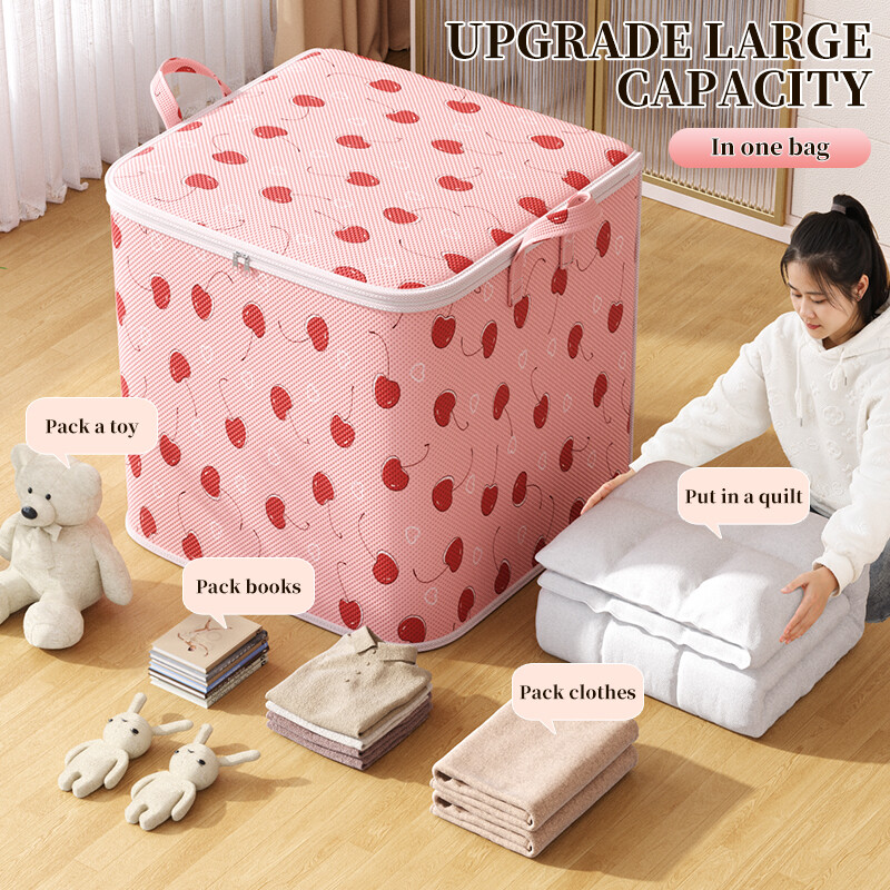 1kom torba za pohranu odjeće velikog kapaciteta za kućanstvo Netkani materijal Organizator ormara Vreća za pohranu popluna Torba za pohranu odjeće