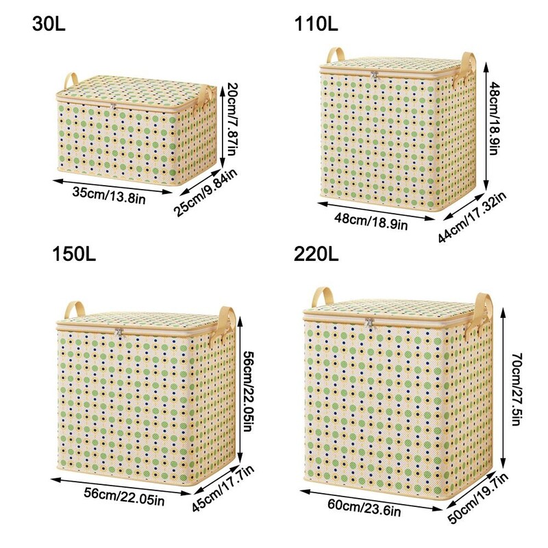 Prijenosna odjeća velikog kapaciteta Vreća za pohranjivanje popluna Sklopive košare za pohranu Igračka otporna na prašinu Torba za kućnu selidbu Dodaci za garderobu