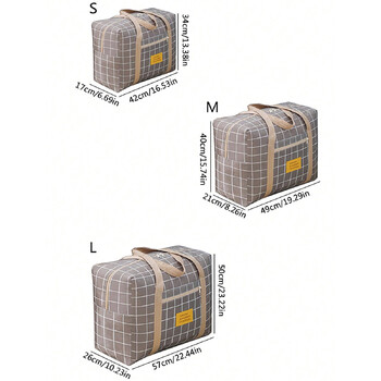 Πυκνωμένη αδιάβροχη τσάντα αποθήκευσης και κίνησης από βαμβάκι Oxford