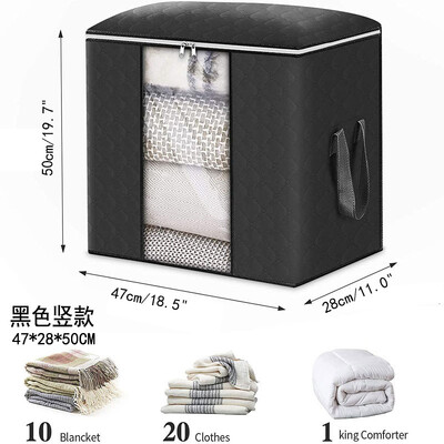 Sklopiva jorganska torba za pohranu, poplun, deka, kutija za razvrstavanje s ručkom, veliki kapacitet, prašinootporna odjeća, džemper, ormar, organizator