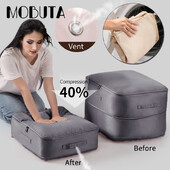 Компресионни дрехи Чанта за съхранение на пухени завивки Голям капацитет Шкаф Органайзер Ултра спестяващ място Сгънат органайзер Чанта за съхранение