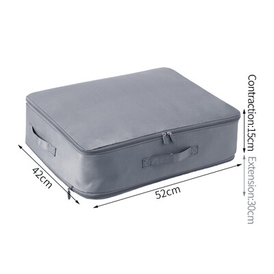 Компресионни дрехи Чанта за съхранение на пухени завивки Голям капацитет Шкаф Органайзер Ултра спестяващ място Сгънат органайзер Чанта за съхранение