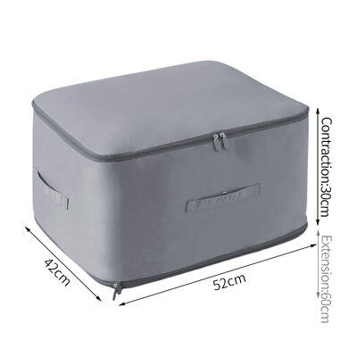 Компресионни дрехи Чанта за съхранение на пухени завивки Голям капацитет Шкаф Органайзер Ултра спестяващ място Сгънат органайзер Чанта за съхранение