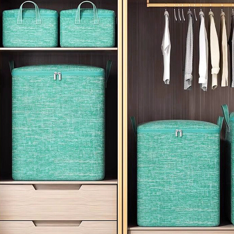 Чанта за съхранение на юргани за дрехи Водоустойчив гардероб Органайзер за гардероб Чанта за юргани за съхранение на дрехи Органайзер за одеяла с голям капацитет