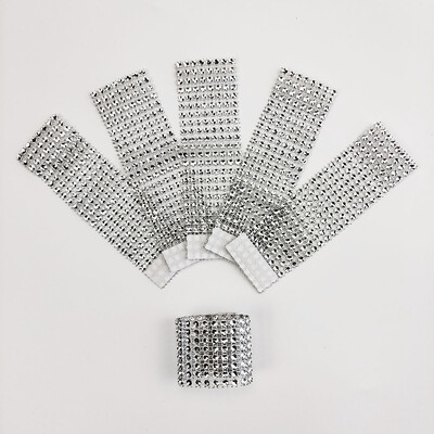 10 kom. Držač za salvete od kamenčića Zlatno srebrna boja Prsten za salvete za vjenčanje Baby Shower Pribor za božićnu zabavu