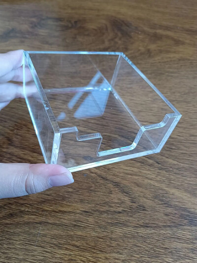 Akrilna kutija za maramice Jednostavna dnevna soba Restoran Hotel Kutija za pohranu salveta za radnu površinu Prozirna četvrtasta salveta koja se može ukloniti maramice