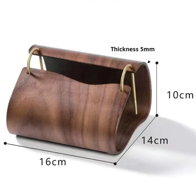 Drvena kutija za maramice Kreativna jednostavna ladica za papir Organizator Stolni dodaci za pohranu Držač papirnatih ručnika od prirodnog drva