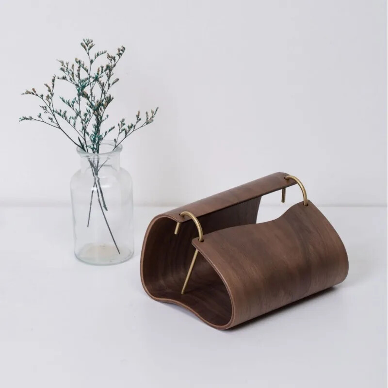 Drvena kutija za maramice Kreativna jednostavna ladica za papir Organizator Stolni dodaci za pohranu Držač papirnatih ručnika od prirodnog drva