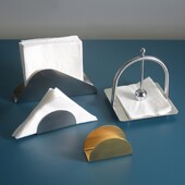 Stalak za maramice od nehrđajućeg čelika, metalni držač za salvete, dozator, stalak za izložbe za kućnu kuhinju, restoran, radnu ploču, držač za salvete