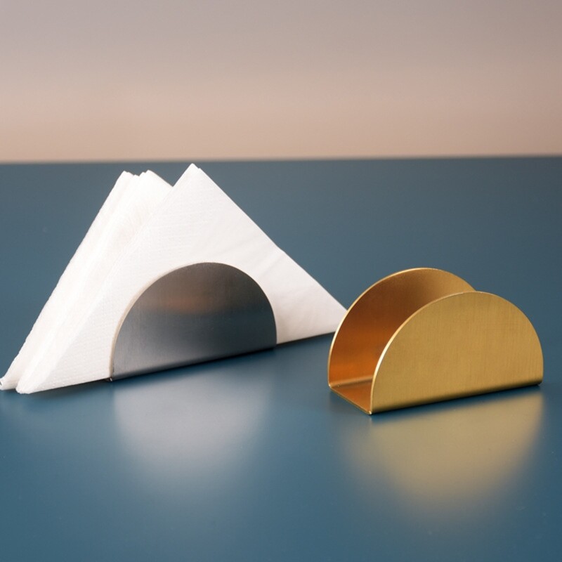 Stalak za maramice od nehrđajućeg čelika, metalni držač za salvete, dozator, stalak za izložbe za kućnu kuhinju, restoran, radnu ploču, držač za salvete