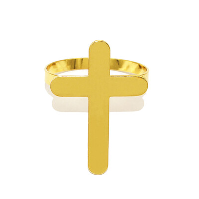 8Gb Zelta salvešu gredzeni Sudraba krusta zivs formas salvešu turētājs Jesus Christian salvešu gredzeni pirmās Komūnijas ballītes galda dekorēšanai