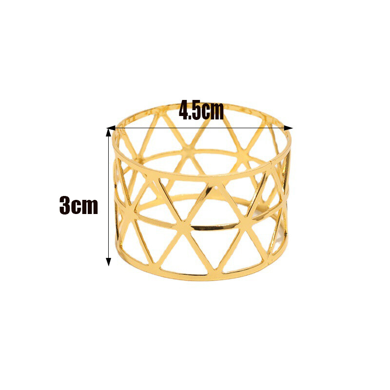 6Gb Zelta sudraba krāsas salvešu gredzens dobs papīra salvete sprādzes salvešu turētājs Kāzu Ziemassvētku dzimšanas dienas ballītes dekors vakariņu galds