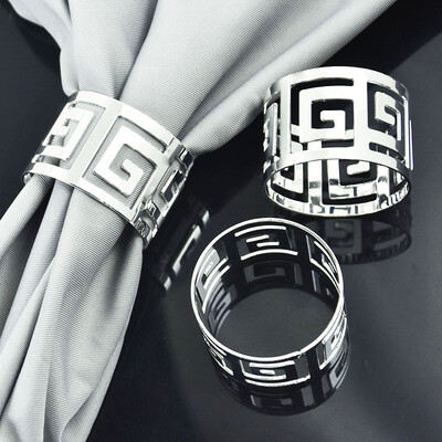 6 tk metallist kuldsed salvrätikurõngad lauakaunistusega salvrätikuhoidjad koduse sünnipäeva pulmapeo lauakaunistuste jaoks