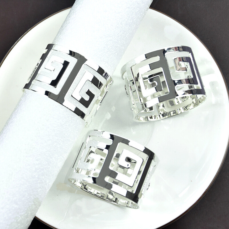 6 tk metallist kuldsed salvrätikurõngad lauakaunistusega salvrätikuhoidjad koduse sünnipäeva pulmapeo lauakaunistuste jaoks