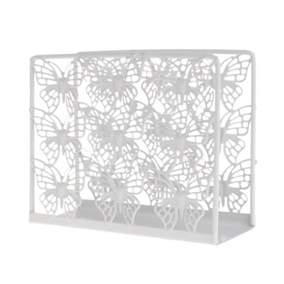 Metāla salvešu turētājs Dozatora rūsas izturīgs papīra salvešu plaukts Mājas ballīšu galda dekors