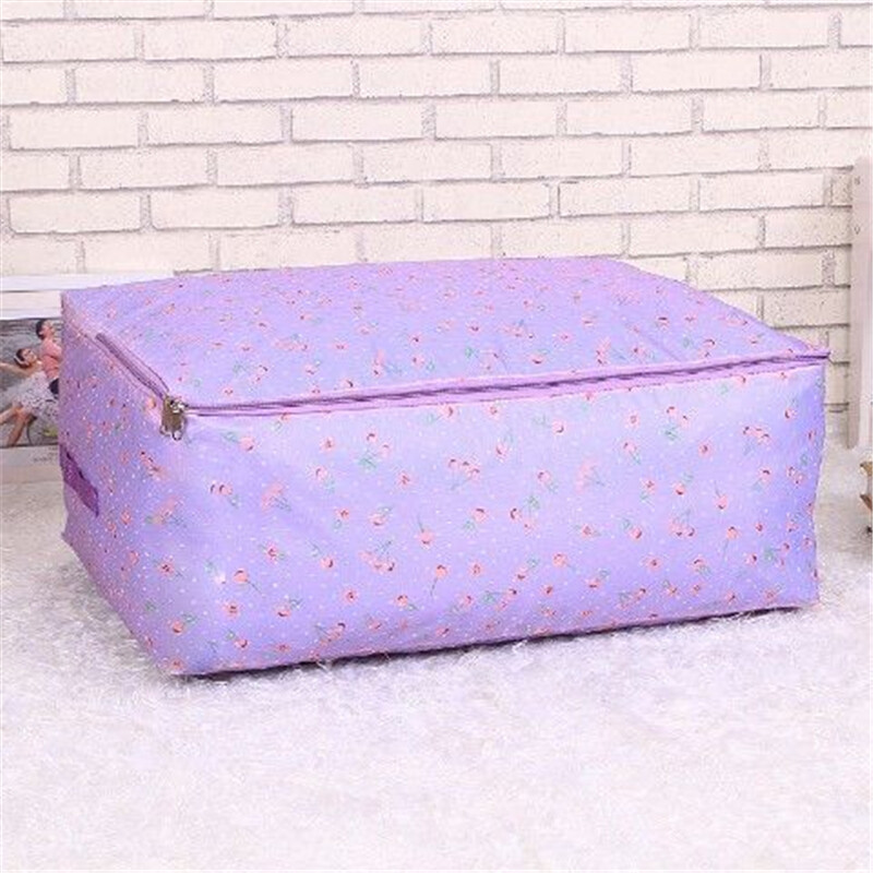 Vreća za pohranu popluna za odjeću od Oxford tkanine s patentnim zatvaračem Posteljina velikog kapaciteta Torba za organizatore za razne stvari Kućna torba za pohranu otporna na prašinu