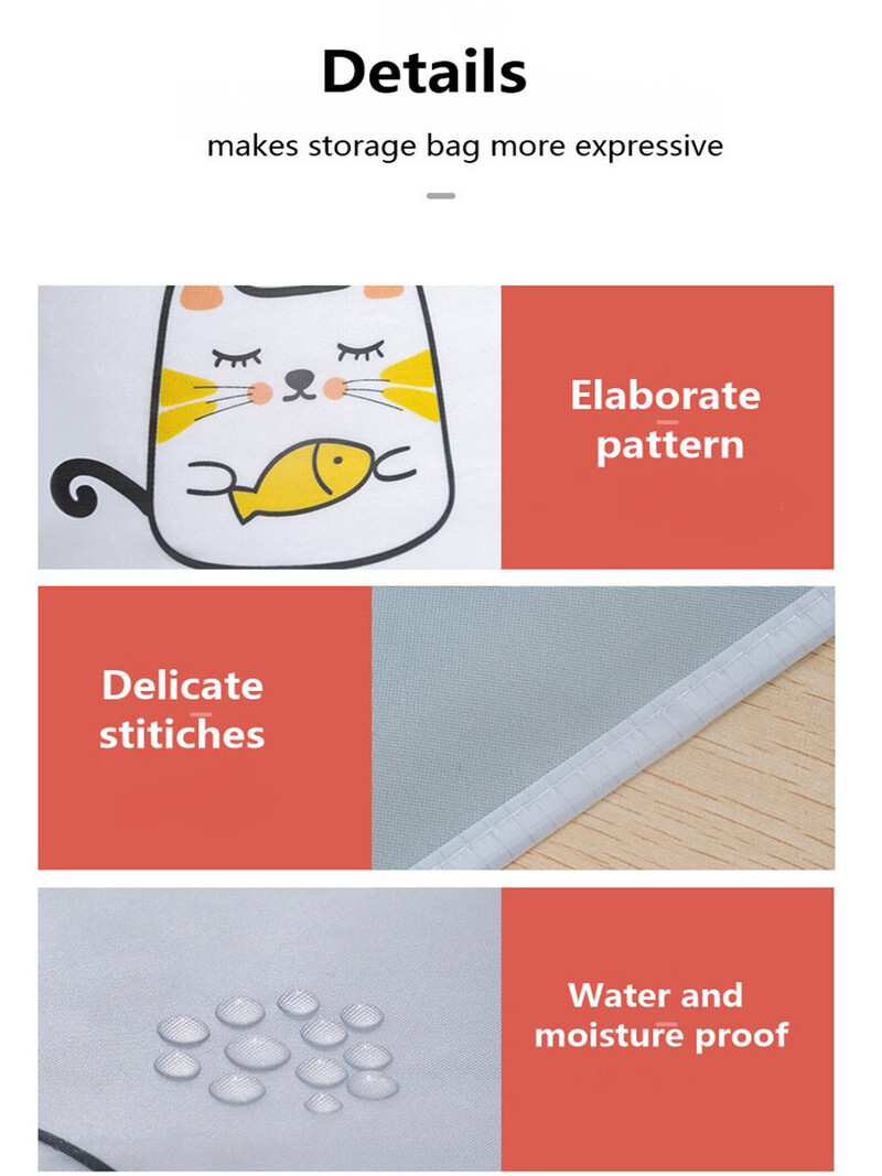 Bagāžas soma Ceļojumu organizators Sega Rotaļlietu Konteiners Sega Spilvenu Organizators Gultas piederumi Liela ietilpība Apģērbu glabāšanas soma