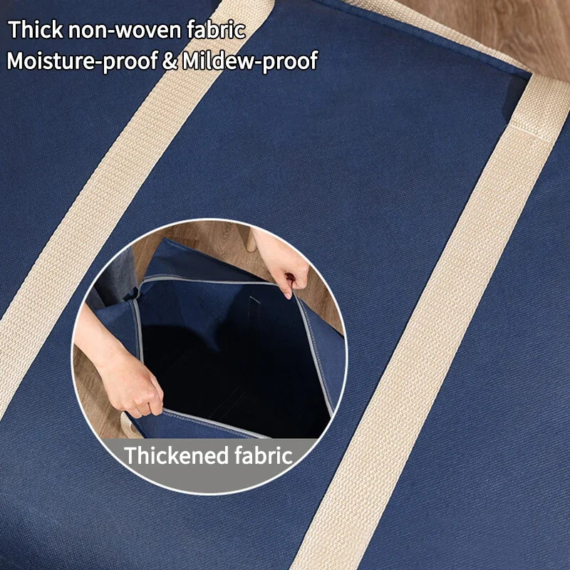 Kokkupandavad hoiukotid Lausriidest riided Korralduskotid Suure mahutavusega Move House Rõivapakk kott Riidekapi sorteerimiskott