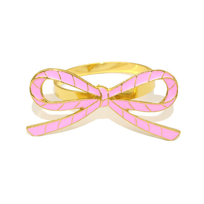 6 ks krúžkov na obrúsky s mašľou a držiakom na obrúsky s prackami na obrúsky na Vianoce, Valentína, Svadobnú hostinu, Dekoráciu stola