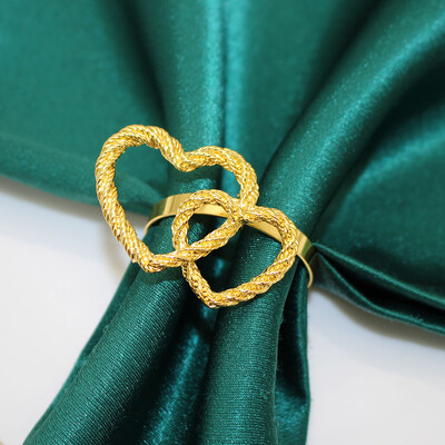 6 ks krúžkov na obrúsky s mašľou a držiakom na obrúsky s prackami na obrúsky na Vianoce, Valentína, Svadobnú hostinu, Dekoráciu stola