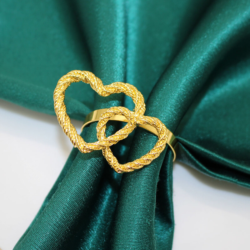 6 ks krúžkov na obrúsky s mašľou a držiakom na obrúsky s prackami na obrúsky na Vianoce, Valentína, Svadobnú hostinu, Dekoráciu stola