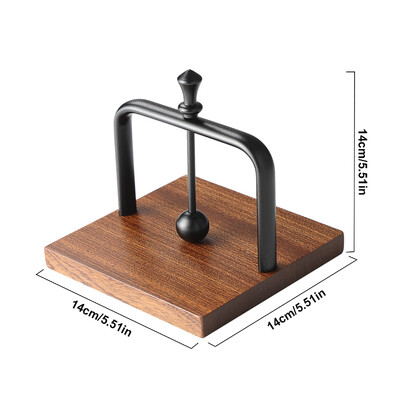 Leeseph moderan držač za salvete s drvenom bazom, elegantnog dizajna za blagovaonski stol, čvrst i ukrasan držač za papirnate salvete