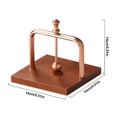 Leeseph moderan držač za salvete s drvenom bazom, elegantnog dizajna za blagovaonski stol, čvrst i ukrasan držač za papirnate salvete