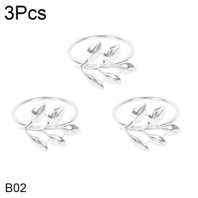 1/3/5 buc inele de șervețel cu frunze de aur, elegante, perle pentru șervețele, catarame pentru nuntă, petrecere de aniversare, masă de banchet, decor DIY de Crăciun